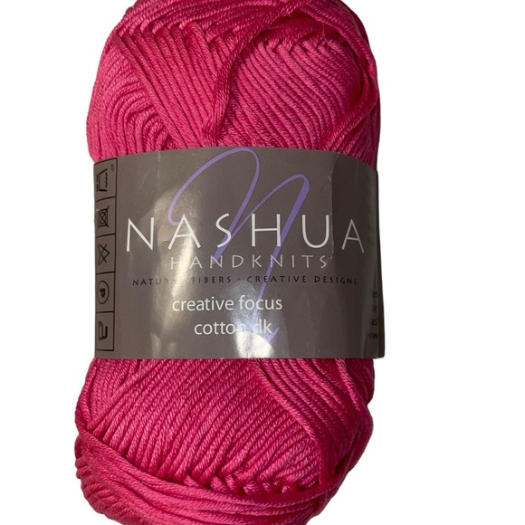 Nashua Handknits Creative Focus Cotton DK Yarn Mercerized Egyptian 770 Pink - Picture 1 of 5